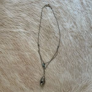 Lucky Brand Layered Bird Necklace